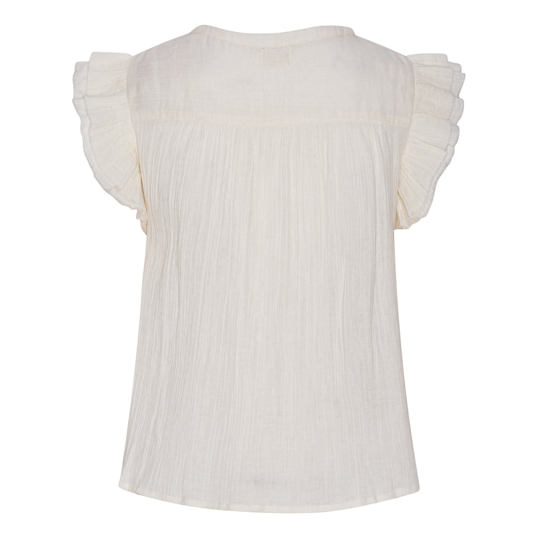 Luna Moon Amalfi Top Apparel Off-White - Jute