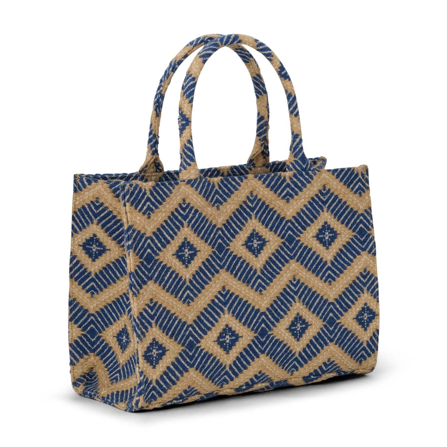 Luna Moon Big Tote - La Rambla Bag Greek blue