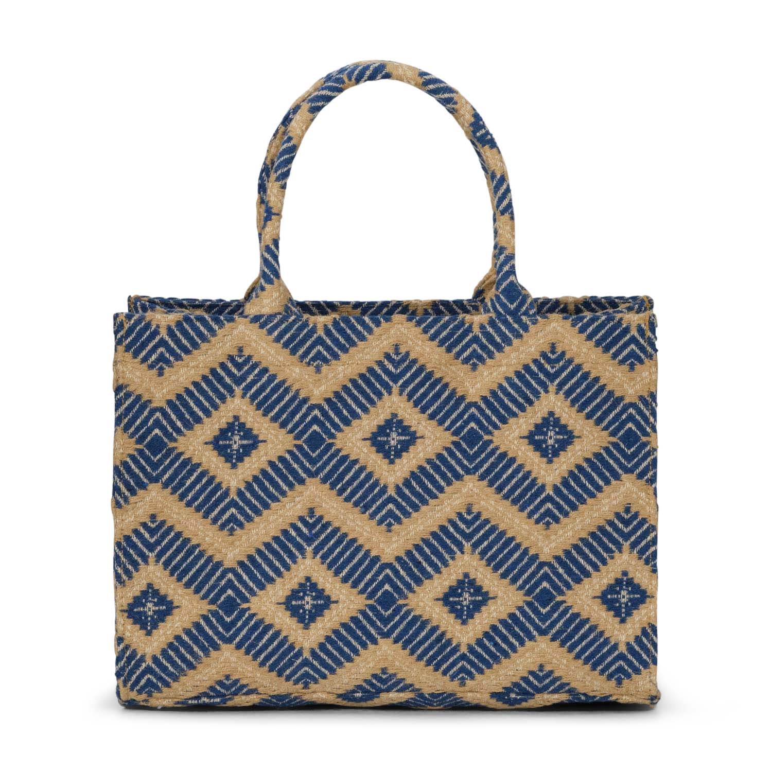 Luna Moon Big Tote - La Rambla Bag Greek blue