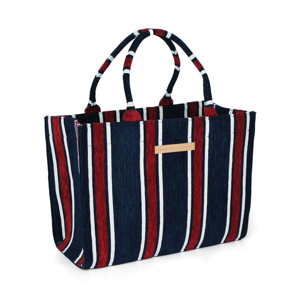 Luna Moon Big Tote - Le Marais Bag Blue-Red combi