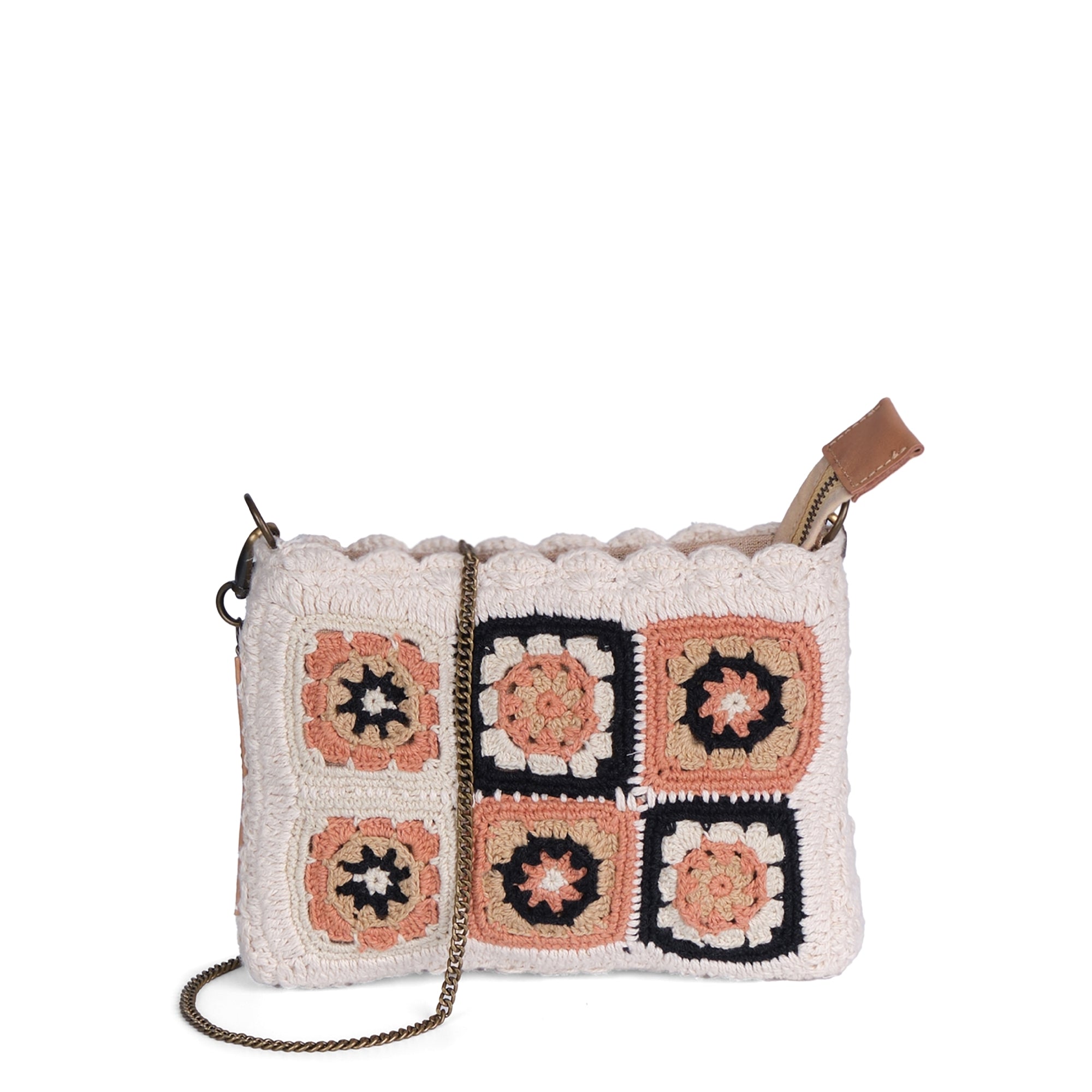 Luna Moon Clutch - Las Dalias Bag Sandstone