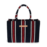 Luna Moon Mid Tote - Le Marais Bag Blue-Red combi