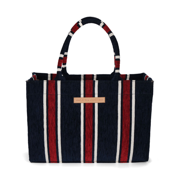 Luna Moon Mid Tote - Le Marais Bag Blue-Red combi