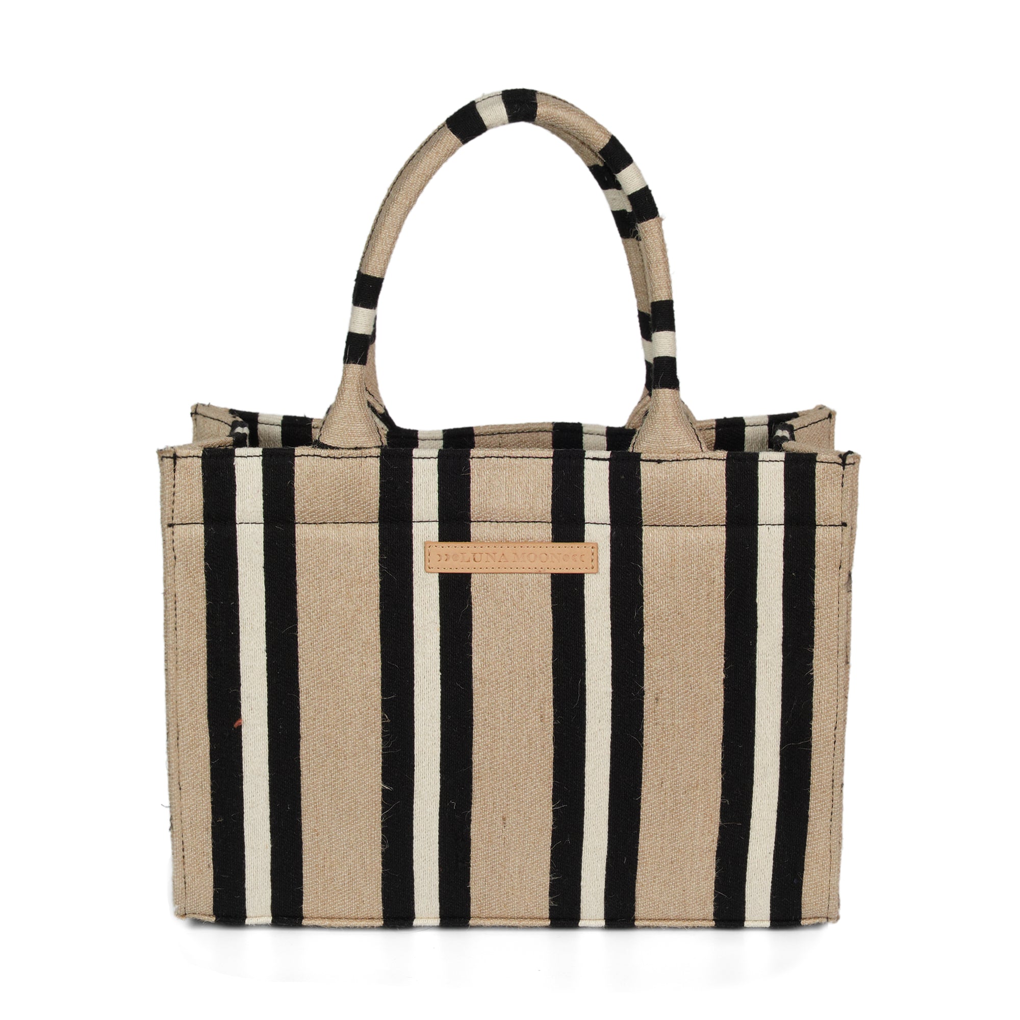 Luna Moon Mid Tote - Svinkloev Bag Jute - black