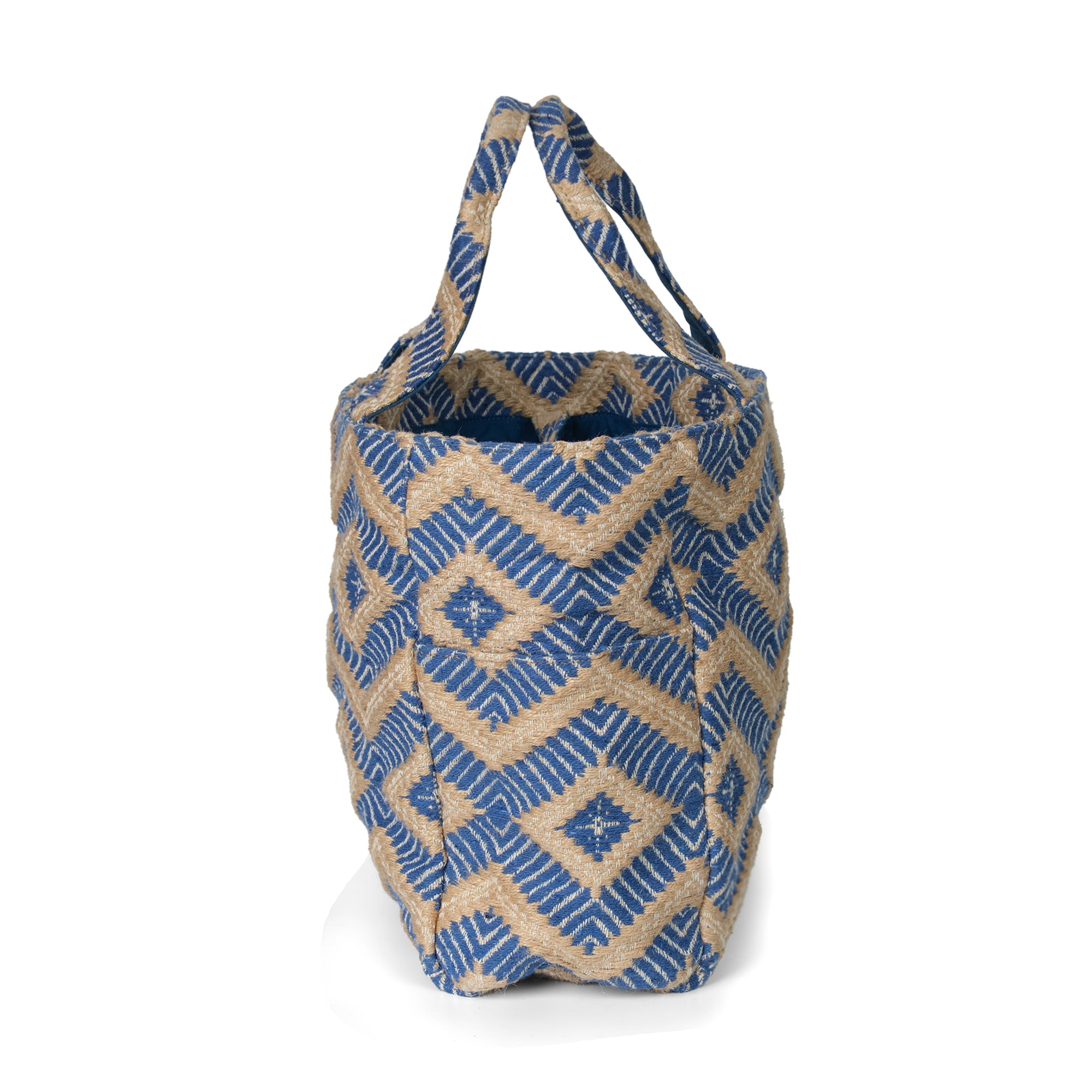 Luna Moon Middy shopper - La Rambla Bag Greek blue