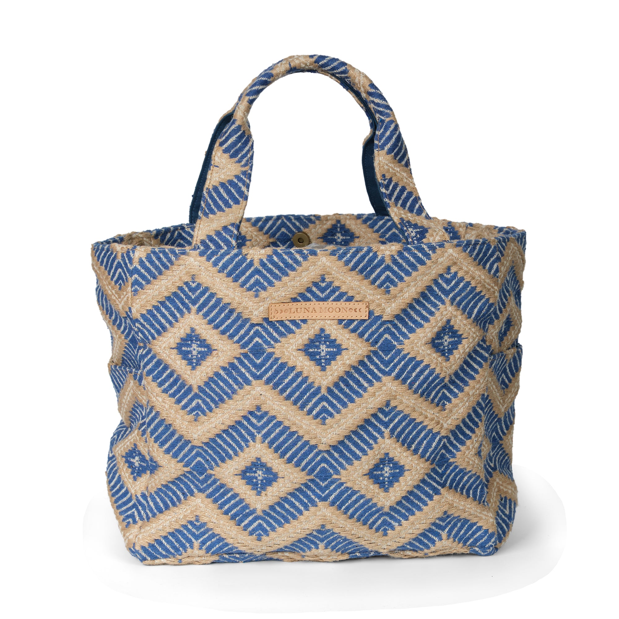 Luna Moon Middy shopper - La Rambla Bag Greek blue