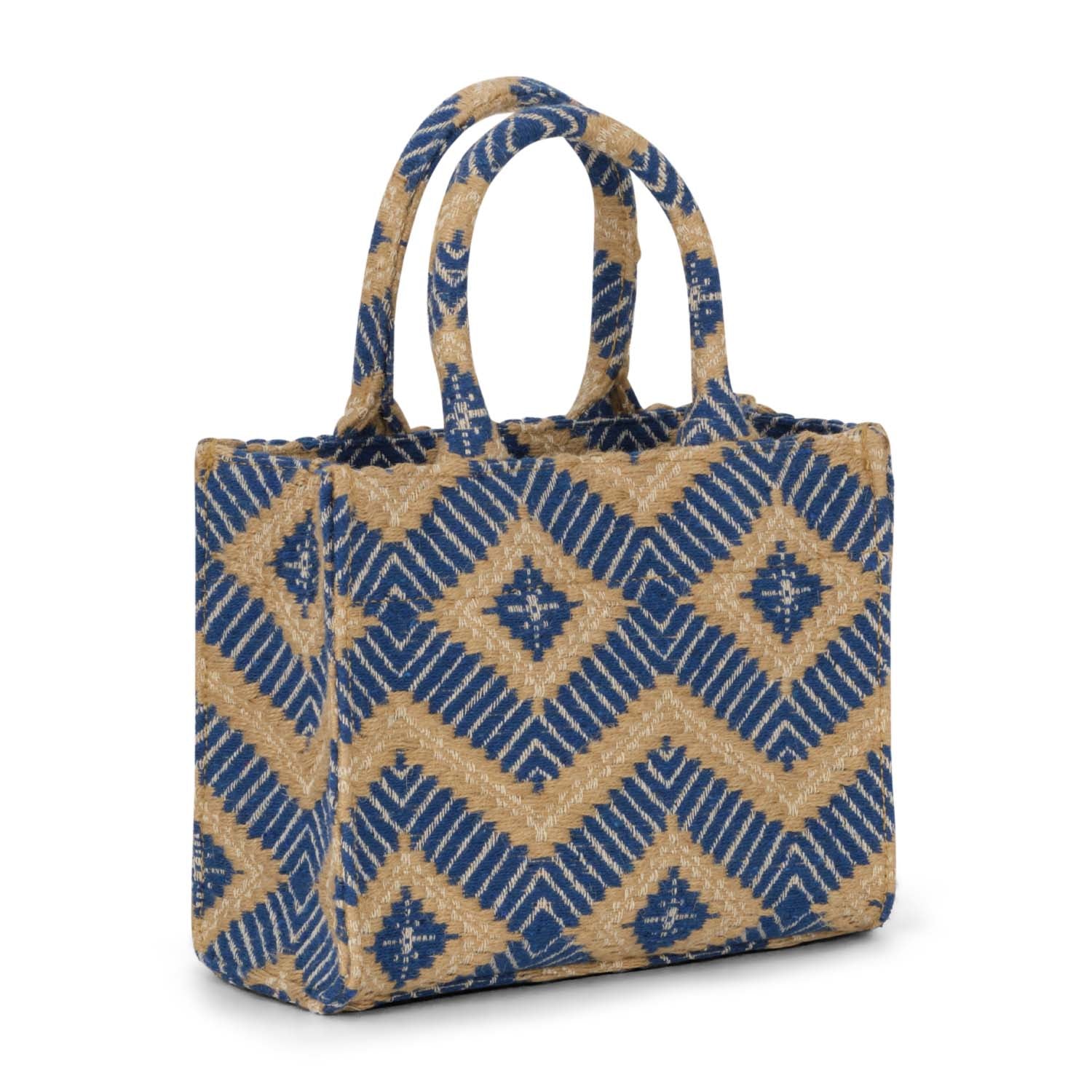 Luna Moon Small Tote - La Rambla Bag Greek blue