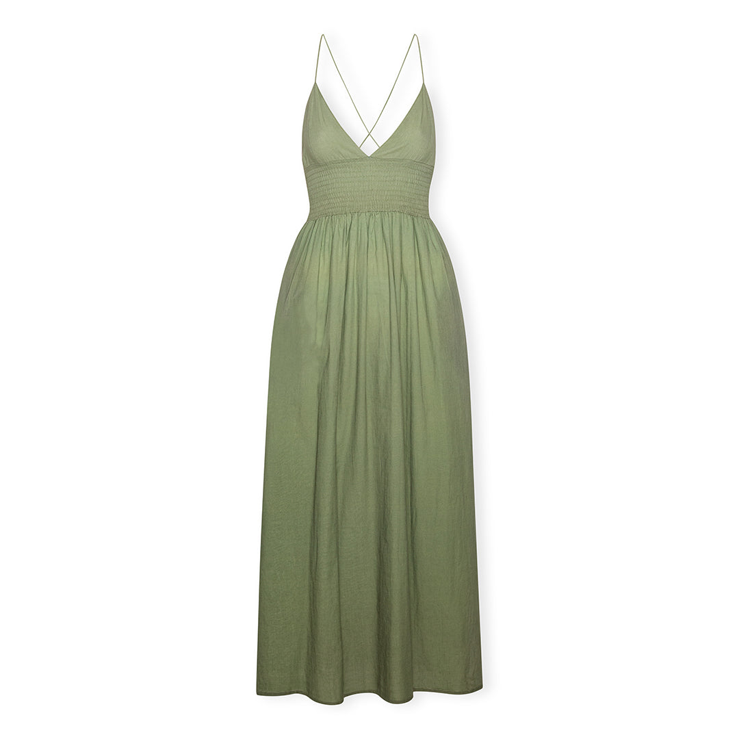 Luna Moon Sorento - Slip Dress Apparel Olive