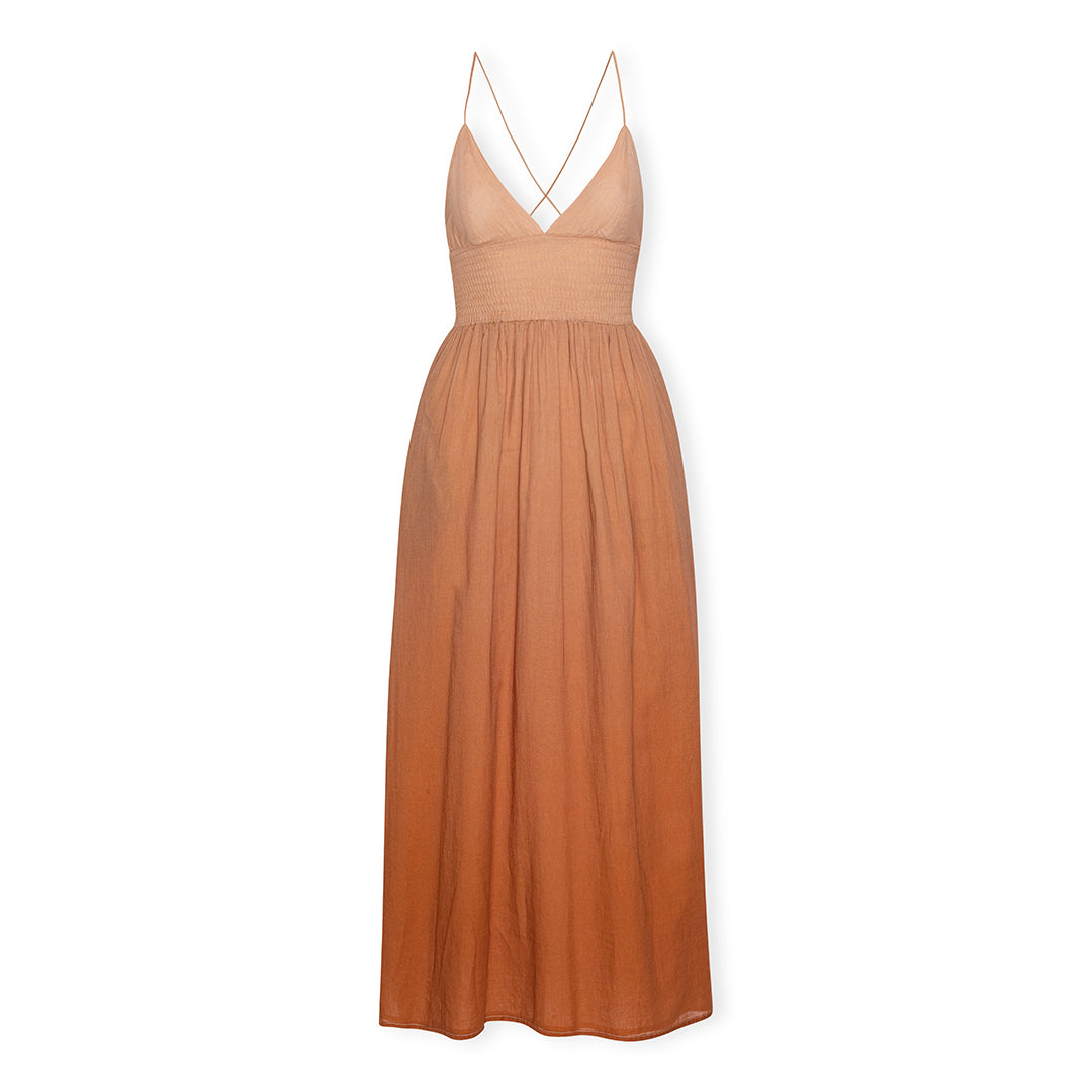 Luna Moon Sorento - Slip Dress Apparel Terracotta