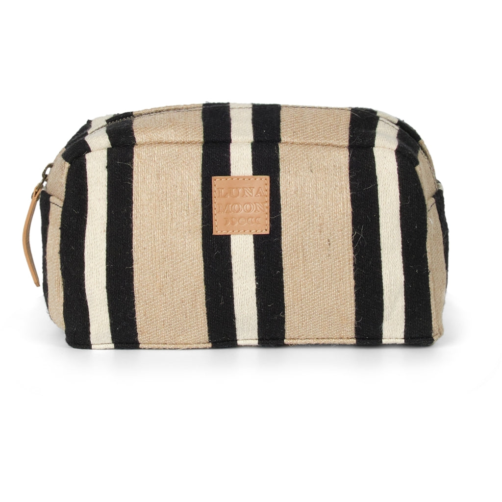 Luna Moon Toiletry bag - Svinkloev Accessory Jute - black